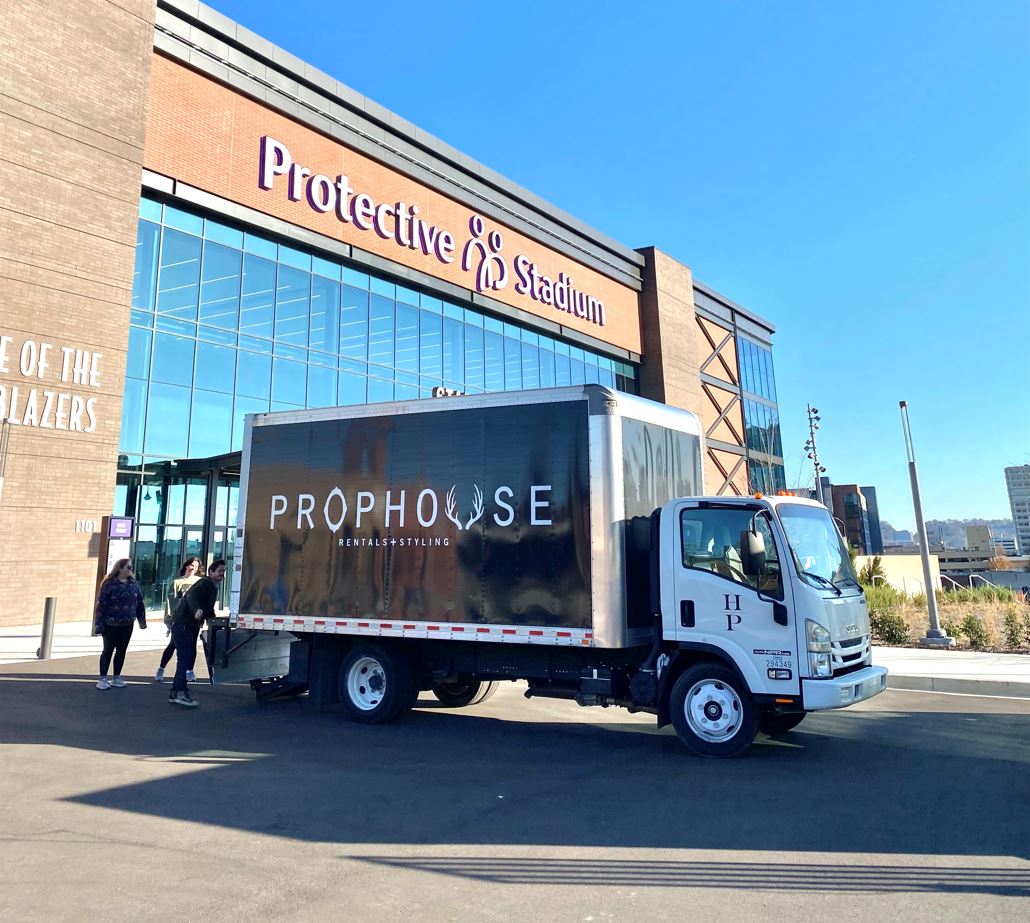 oxmoor warehouse occupied by Prophouse truck